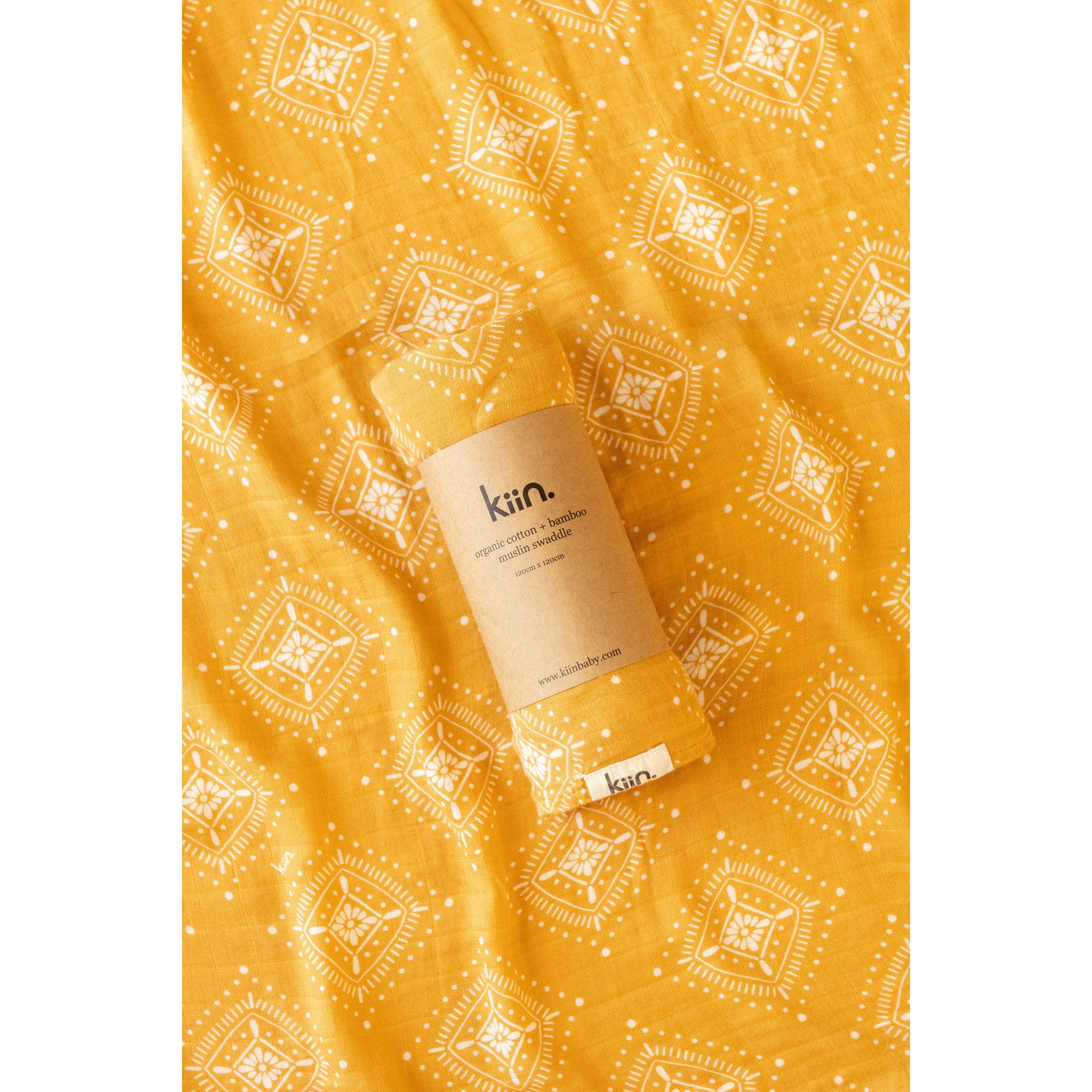 Kiin: Organic Swaddle: Morocco Amber