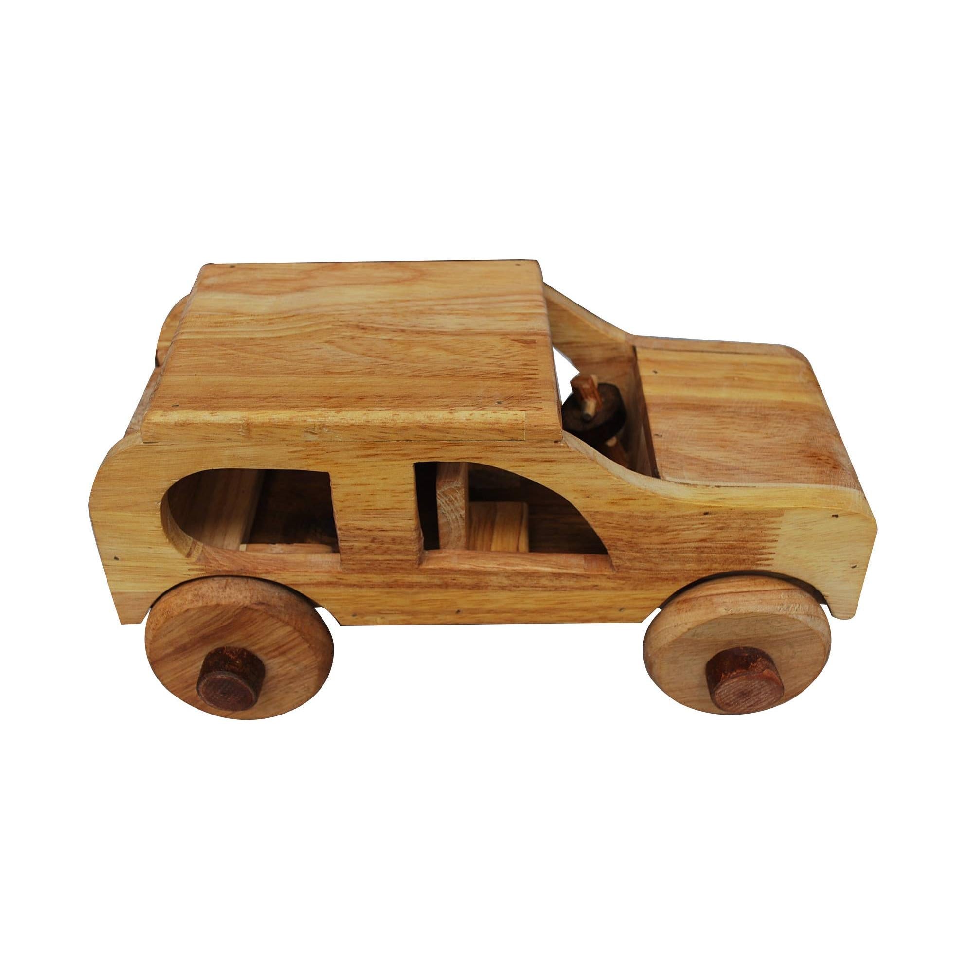 Q Toys - Natural Wooden Car