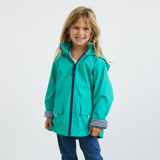 Kids' Raincoat - Sea Green